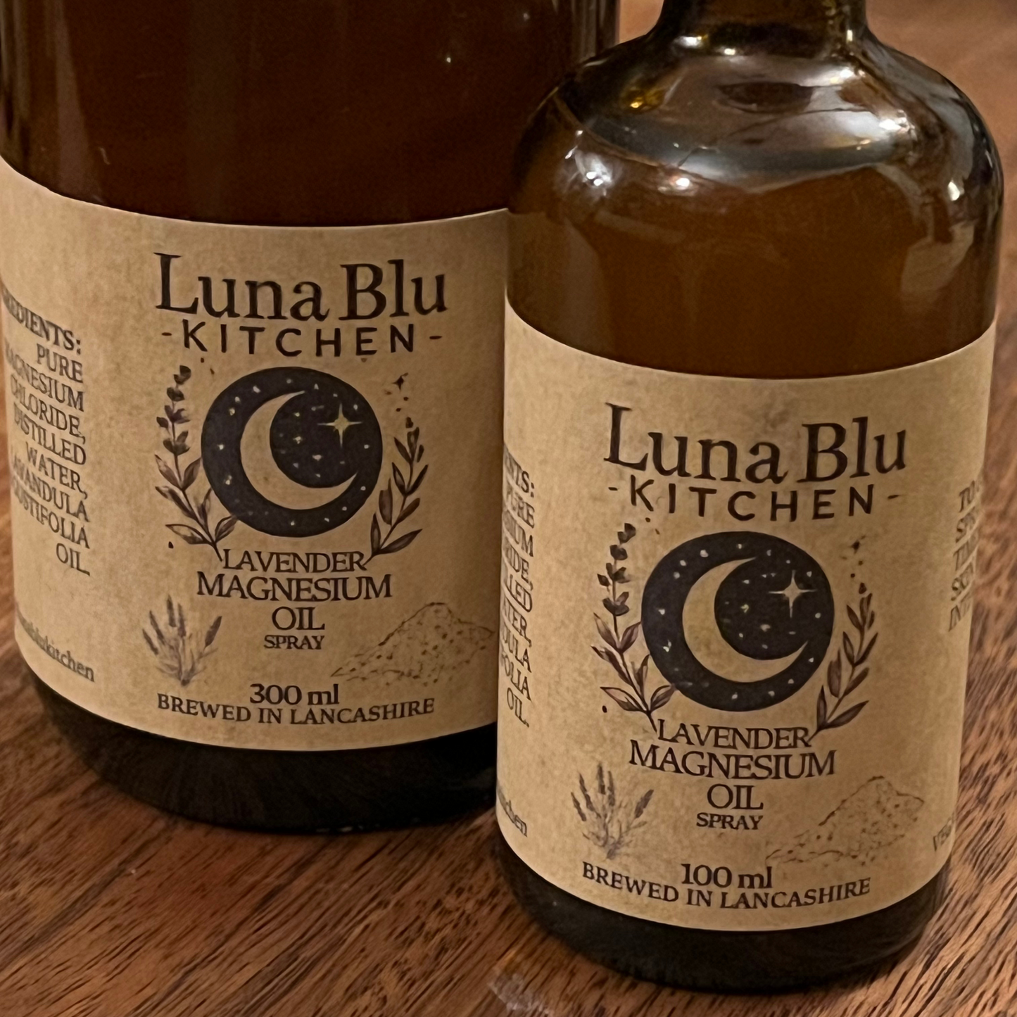 Lavender Magnesium Oil Spray - relief for sore muscles, headaches, restful sleep, muscle fatigue & tension.