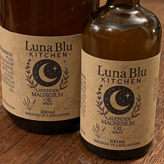 Lavender Magnesium Oil Spray - relief for sore muscles, headaches, restful sleep, muscle fatigue & tension.