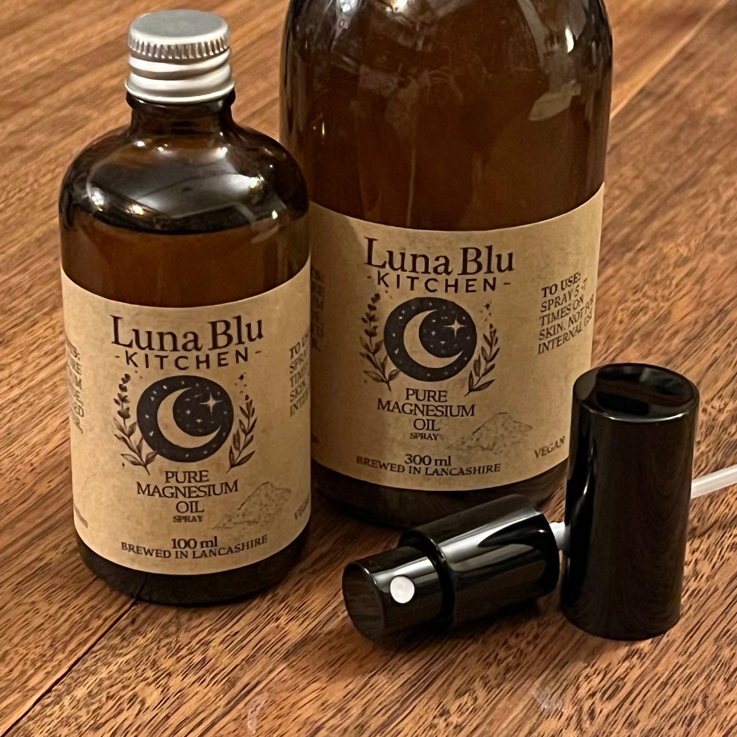 Pure Magnesium Oil Spray - relief for sore muscles, headaches, restful sleep, muscle fatigue & tension.